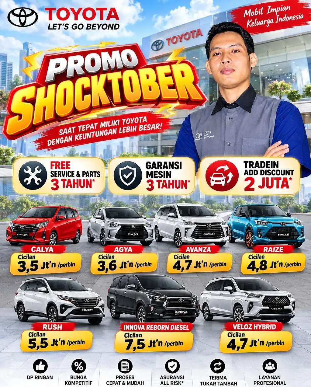 Promo Shocktober: Saat Tepat Miliki Toyota Impian